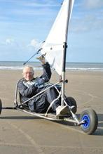 Zeilwagen opvouwbaar + 3 zeilen, Watersport en Boten, Zeilen en Zeiltoebehoren, Ophalen, Zo goed als nieuw