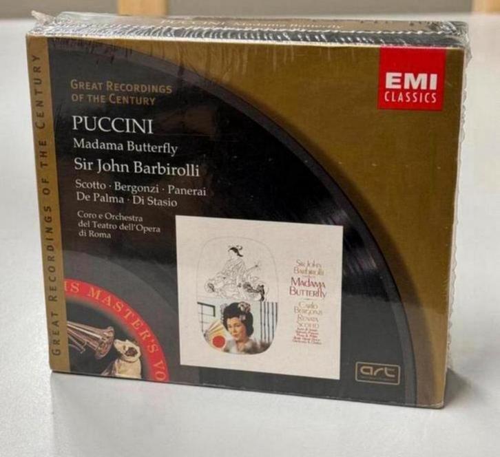 Puccini Madama Butterfly Scotto Sir John Barbirolli (2 CD), Cd's en Dvd's, Cd's | Klassiek, Nieuw in verpakking, Boxset, Ophalen of Verzenden