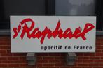 St Raphaël aperitief van Frankrijk 1966 origineel emaille, Verzamelen, Ophalen, Gebruikt, Reclamebord