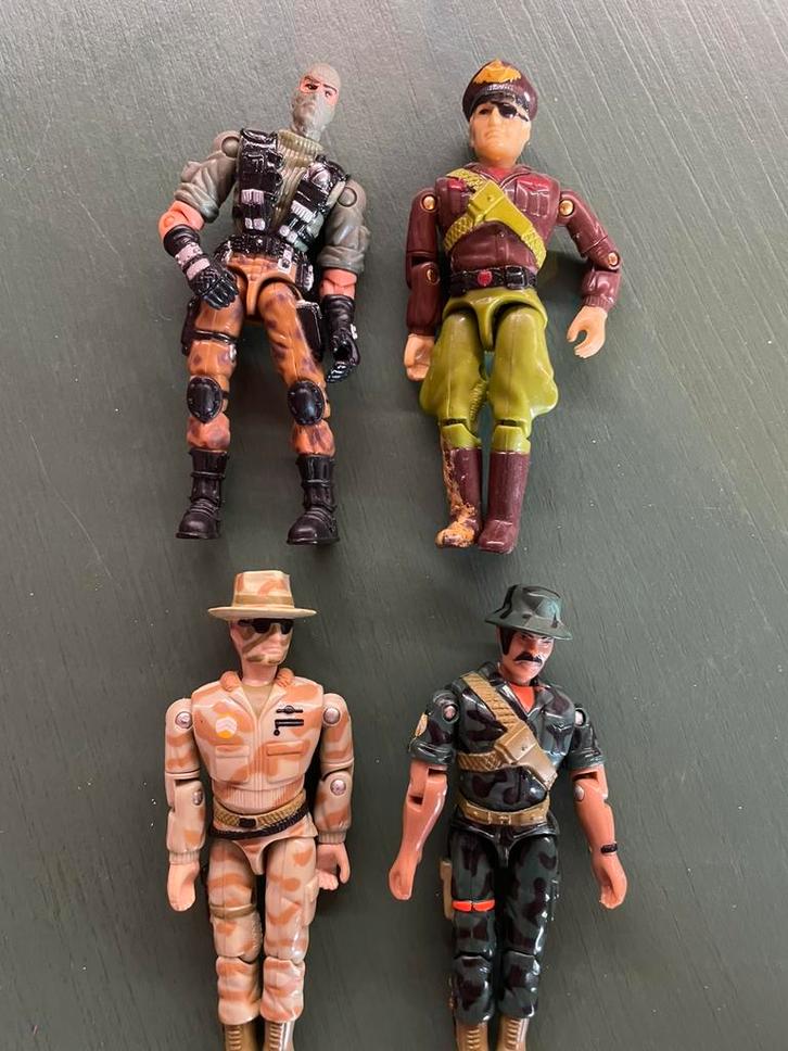 Lot 4 Gi Joe figuurtjes, Kinderen en Baby's, Speelgoed | Actiefiguren, Zo goed als nieuw, Ophalen