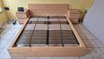 Bed Ikea Malm 160x200 met lattenbodems, Huis en Inrichting, Slaapkamer | Bedden, Ophalen, Tweepersoons, Zo goed als nieuw, 200 cm