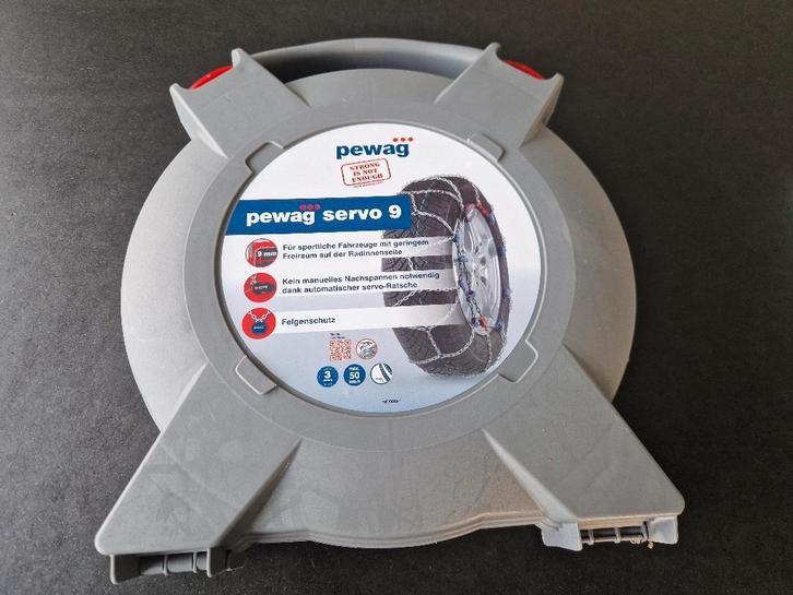 Sneeuwkettingen Pewag Sevo 9 nooit gebruikt, Auto diversen, Sneeuwkettingen, Zo goed als nieuw, Ophalen