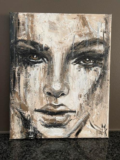 Modern expressief schilderij Mk Art, Antiek en Kunst, Kunst | Schilderijen | Modern, Ophalen of Verzenden