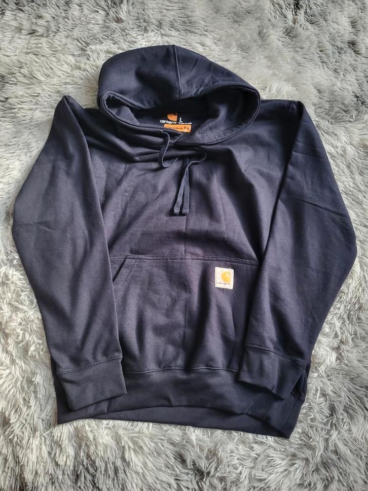 Sweat à Capuche Carhartt Rework [NEUF] – Bleu - Taille L, Vêtements | Hommes, Pulls & Vestes, Neuf, Taille 52/54 (L), Bleu, Enlèvement ou Envoi
