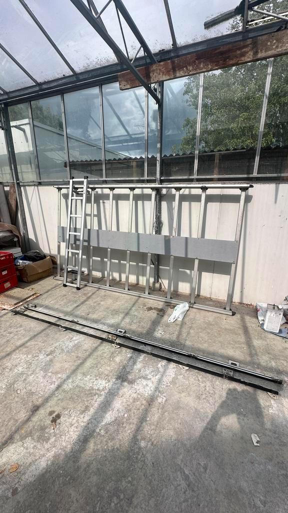 Aluminium Imperiaal, dakdrager met deurlader volledige set, Auto diversen, Dakdragers, Zo goed als nieuw, Ophalen of Verzenden