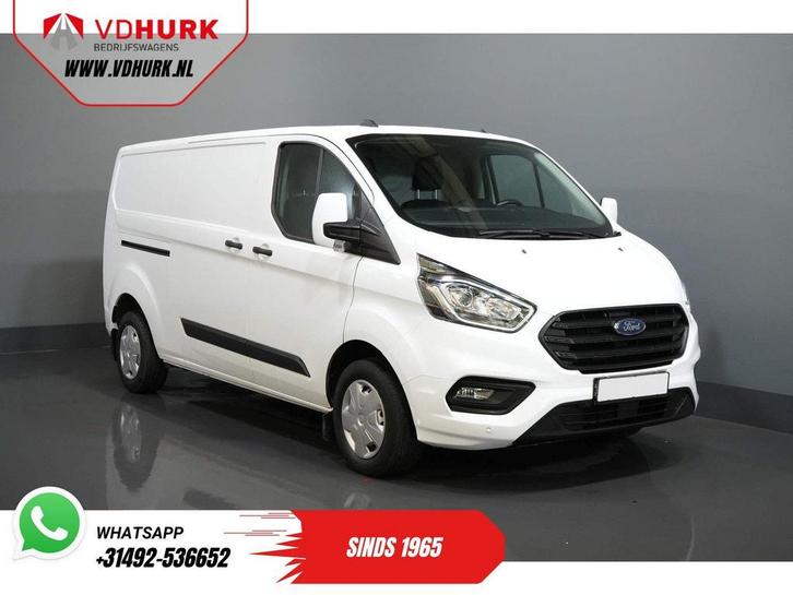 Ford Transit Custom 2.0 TDCI 130 pk L2 (DEMO) 2.8t Trekverm., Auto's, Bestelwagens en Lichte vracht, Bedrijf, ABS, Airconditioning