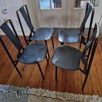 4 Zanotta Irma chairs, Huis en Inrichting, Ophalen, Gebruikt, Italiaans design modern, Metaal