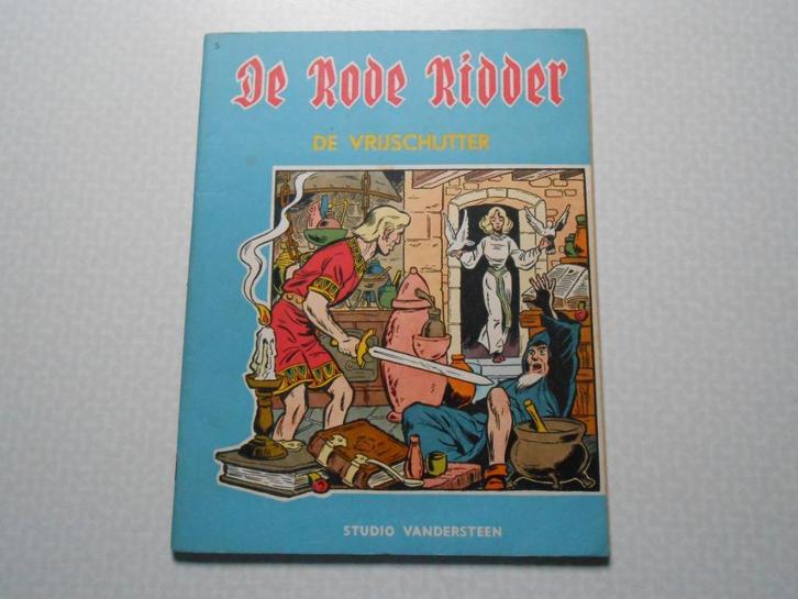 Rode ridder 5 De vrijschutter 1960  1 ste druk., Boeken, Stripverhalen, Gelezen, Eén stripboek, Ophalen of Verzenden