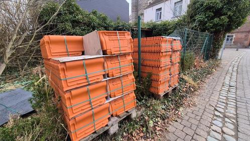 Dakpannen rood nieuw 35 m², Doe-het-zelf en Bouw, Dakpannen en Dakbedekking, Nieuw, Dakpannen, Steen of Klei, Rood, 15 m² of meer