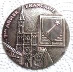 Plaquette/médaille France 1ère armée française Rhin et Danub, Autres matériaux, Envoi