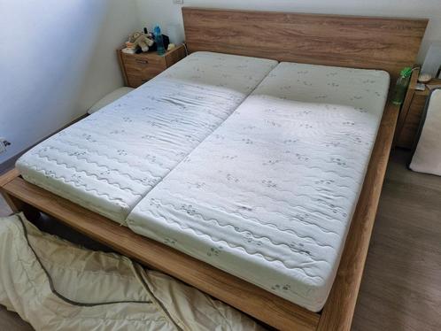 2x matras en lattenbodem, Huis en Inrichting, Slaapkamer | Matrassen en Bedbodems, Gebruikt, Matras, 90 cm, 200 cm, Tweepersoons
