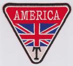 Triumph America stoffen opstrijk patch embleem #21, Motoren, Verzenden, Nieuw
