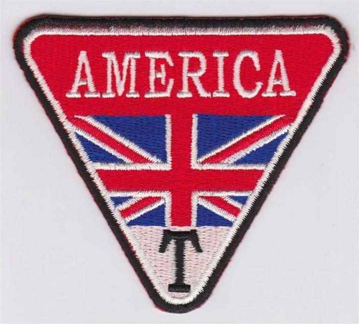 Triumph America stoffen opstrijk patch embleem #21, Motoren, Accessoires | Overige, Nieuw, Verzenden
