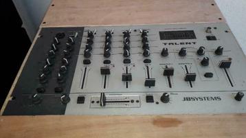 JB Systems Talent - Mixer met 11 inputs 6 ch 2 masters, Musique & Instruments, Enlèvement, Utilisé, 5 à 10 canaux, Entrée micro