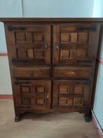 vintage massif Houten commode, Huis en Inrichting, Kasten | Ladekasten, Ophalen, Gebruikt, 100 tot 150 cm, 1 of 2 laden