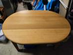 Table en chêne ovale, Maison & Meubles, Tables | Tables de salon, 100 à 150 cm, Enlèvement, Utilisé, 50 à 100 cm