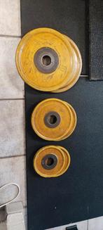 Dubbele set vintage schijven 50mm, Sport en Fitness, Gebruikt, Ophalen