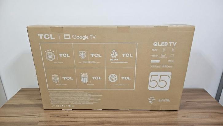 TCL 55T8C 55 inch QLED, Audio, Tv en Foto, Televisies, Nieuw, QLED, 100 cm of meer, 4k (UHD), Overige merken, 120 Hz, Smart TV
