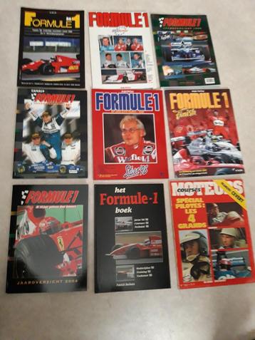 Jaarboeken FORMULE 1. En Moteur. beschikbaar voor biedingen