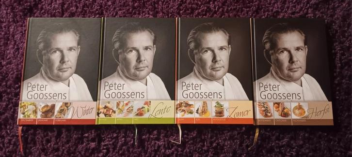 Seg van 4 kookboeken van Peter Goossens "De 4 seizoenen", Postzegels en Munten, Postzegels | Suriname, Ophalen
