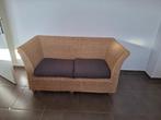 Rieten zetel, Huis en Inrichting, Ophalen, Gebruikt, Minder dan 75 cm, Tweepersoons
