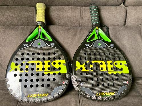 2 padelrackets Siux Raven met rugtas, Sport en Fitness, Padel, Zo goed als nieuw, Padelracket, Ophalen of Verzenden