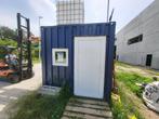 20 FT werf container met sanitaire voorziening, Ophalen