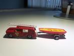 Majorette fire truck met bootaanhangwagen (nieuw in de doos), Hobby & Loisirs créatifs, Voitures miniatures | 1:87, Majorette