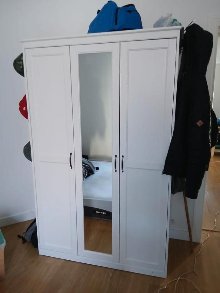 Armoire IKEA blanche quasi neuve, Maison & Meubles, Armoires | Armoires à chaussures, Comme neuf, Enlèvement