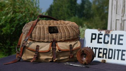 Panier de pêche vintage, Sports nautiques & Bateaux, Pêche à la ligne | Pêche à la mouche, Enlèvement ou Envoi