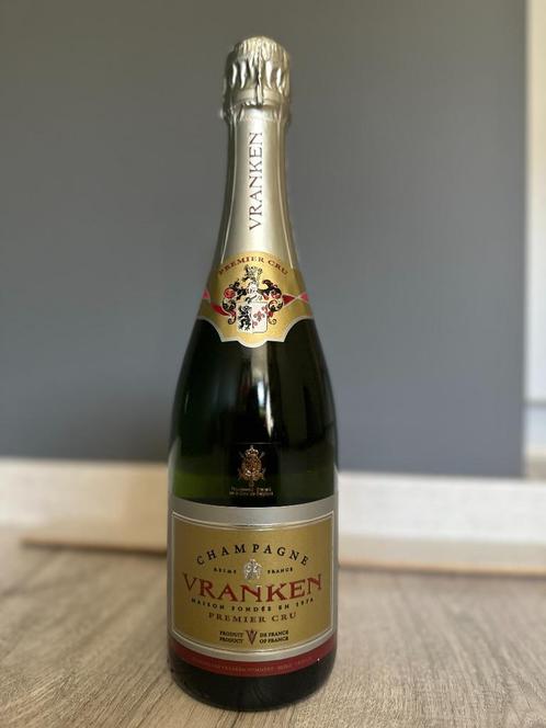 Champagne Vranken Premier Cru 750 ml, Verzamelen, Wijnen, Nieuw, Champagne, Frankrijk, Vol, Ophalen