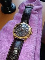 Montre homme Guess W19531G2, Leer, Staal, Polshorloge, Zo goed als nieuw