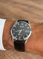 Tissot Visodate Quartz – Zwart – Full Set, Overige merken, Leer, Staal, Polshorloge