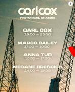 Backstage tickets Carl Cox Antwerpen 9 augustus, Tickets en Kaartjes