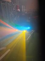 4  Movingheads Le Club Cyclone 80 met flightcase, Muziek en Instrumenten, Ophalen, Zo goed als nieuw, Licht, Kleur