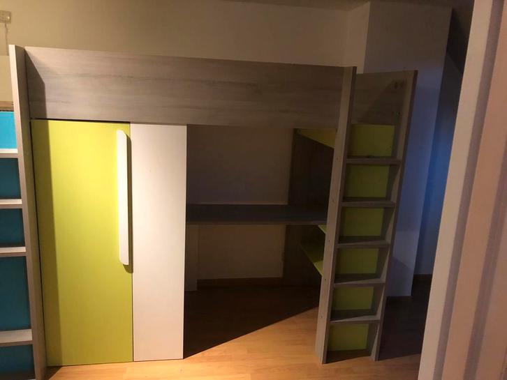 Hoogslaper, Kinderen en Baby's, Kinderkamer | Stapelbedden en Hoogslapers, Gebruikt, Hoogslaper, Ophalen