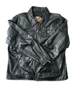 Veste authentique Harley-Davidson en cuir, Kleding | Heren, Ophalen, Zo goed als nieuw, Zwart