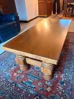 Massieve houten salontafel – landelijke stijl, Ophalen, Gebruikt, Klassiek/landelijk, Rechthoekig