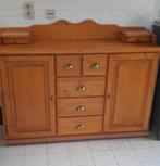 Massief grenen buffetkast, Huis en Inrichting, Ophalen, Gebruikt, Grenenhout, Met lade(s)