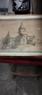 Tafel (pentekening)?, Antiek en Kunst, Kunst | Tekeningen en Fotografie, Ophalen of Verzenden