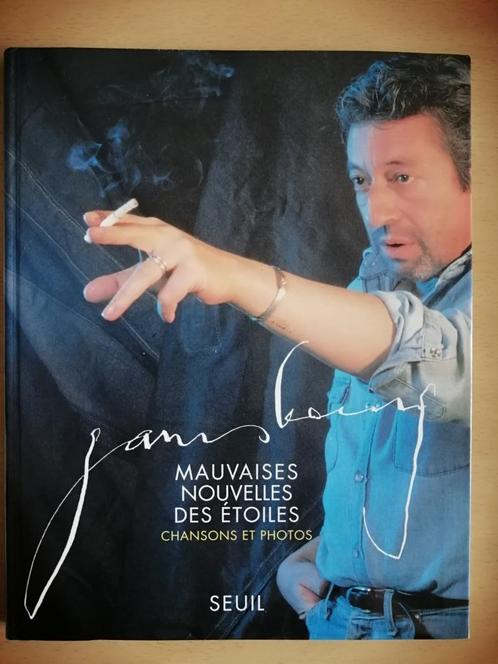 Gainsbourg Mauvaises nouvelles des étoiles, Chansons & Photo, Livres, Musique, Enlèvement ou Envoi