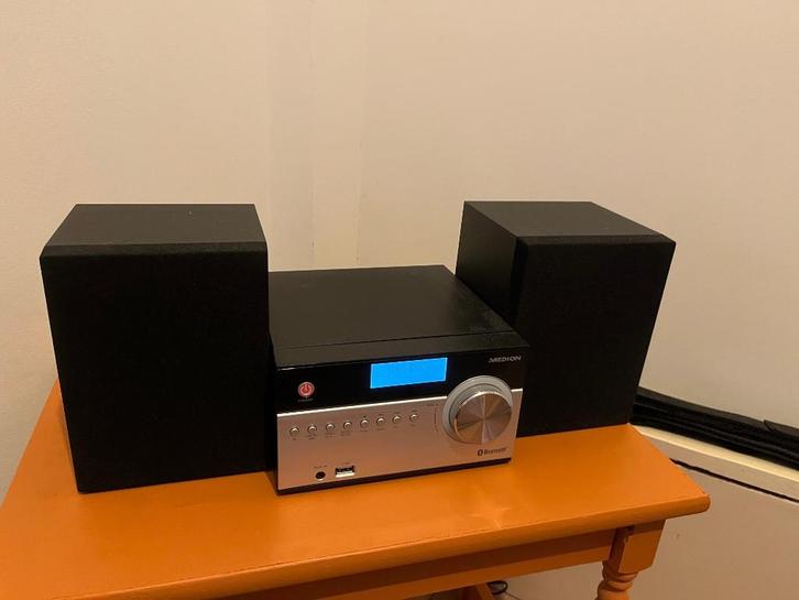 DAB+ Radio en cd-speler met Bluetooth en USB-aansluiting, Audio, Tv en Foto, Radio's, Zo goed als nieuw, Radio, Met cd-speler