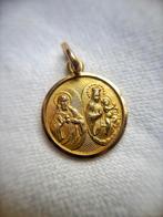 18K gouden medaille – 2,27 g – 15 mm – Madonna & Kind, Ophalen, Goud