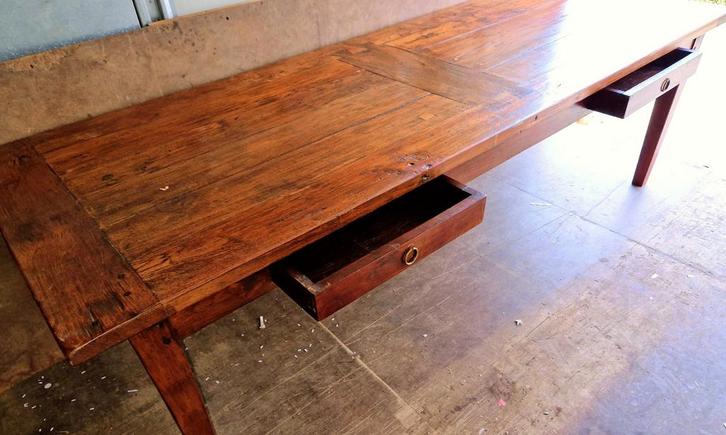 Kloostertafel met lades, Antiek en Kunst, Antiek | Meubels | Tafels, Ophalen