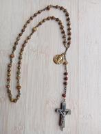 Paternoster met relikwie kruis, Ophalen of Verzenden, Gebruikt, Christendom | Katholiek