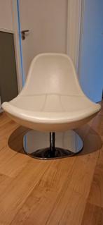 Fauteuil similicuir blanc, Enlèvement, Métal