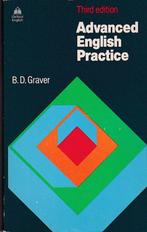 Advanced English Practice., Engels, Ophalen of Verzenden, Zo goed als nieuw, B.D. Graver