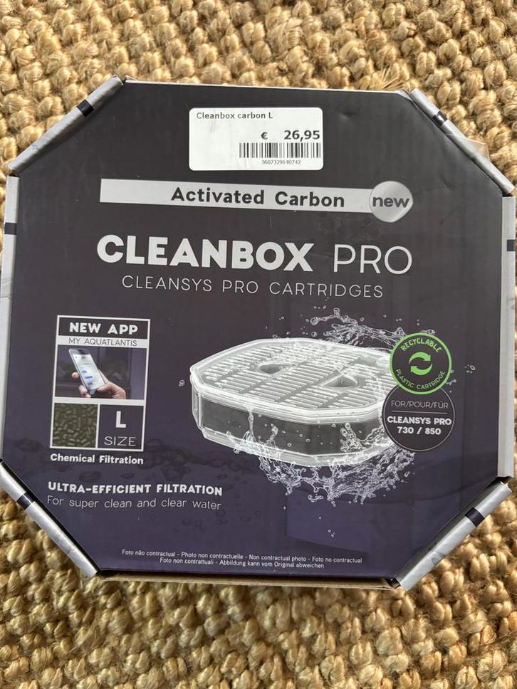 Aquatlantis Cleanbox Pro Activated Carbon L NIEUW, Dieren en Toebehoren, Vissen | Aquaria en Toebehoren, Nieuw, Filter of Co2