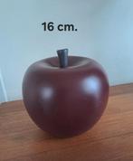 Decoratie appel bordeauxrood, Huis en Inrichting, Woonaccessoires | Overige, Ophalen of Verzenden, Zo goed als nieuw