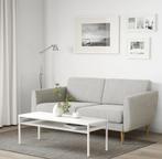 SMEDSTORP 3-zitsbank, Viarp beige/bruin/eiken, Ophalen, Nieuw, Driepersoons, Rechte bank